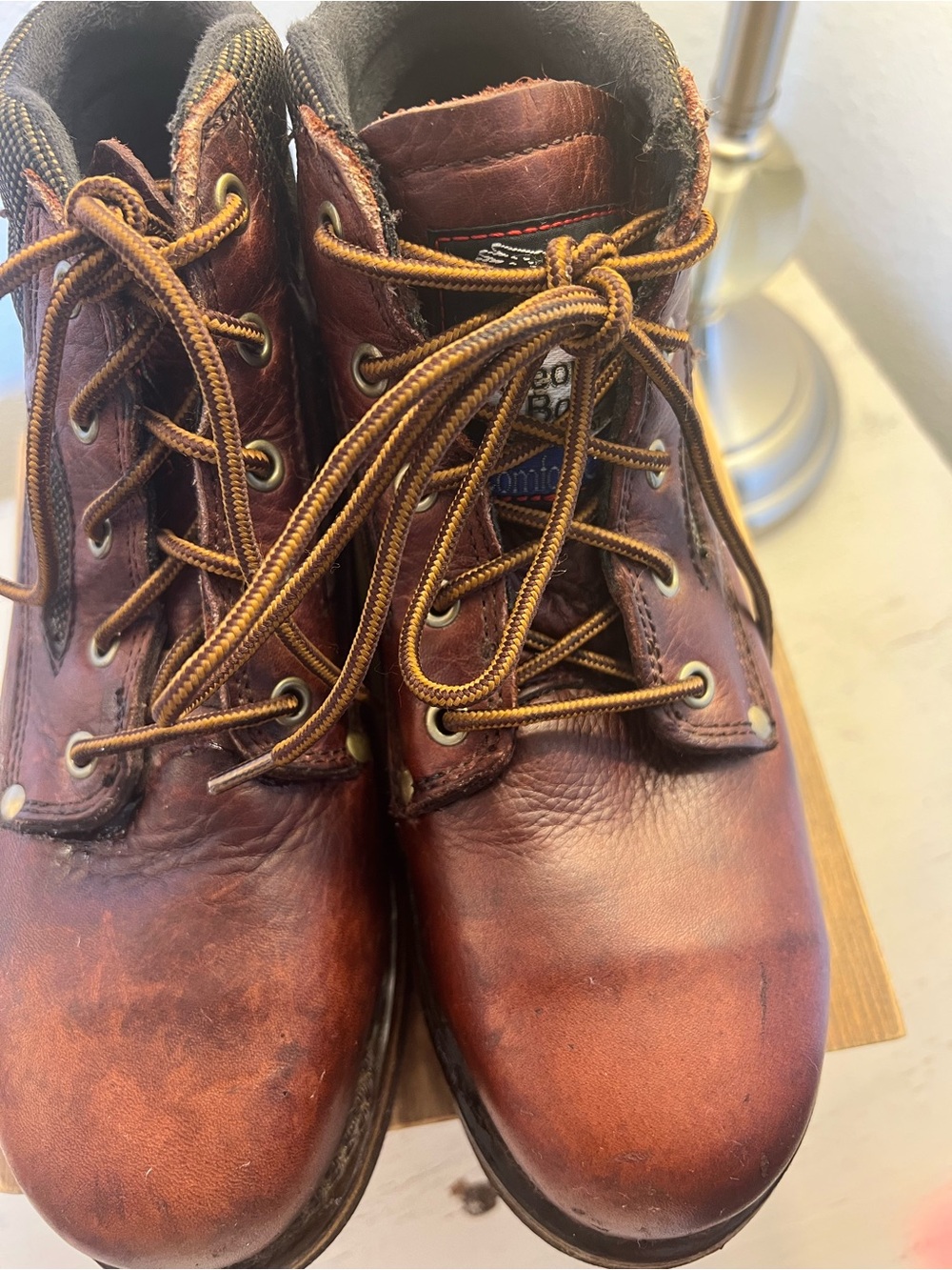 Georgia Boot Comfort Core steel toed work boots sz 7.5